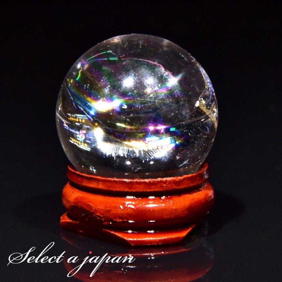 1点もの 現品 レインボー水晶 ブラジル産 天然 丸玉 天然石 パワーストーン 原石 水晶玉 スフィア置物 インテリア M013 Q 天然石 セレクトエージャパン 通販 Yahoo ショッピング