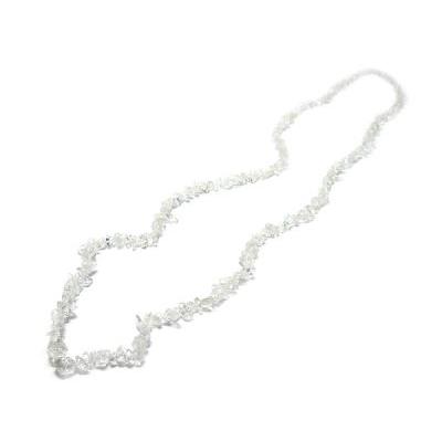 水晶 さざれ石 穴あり さざれ 1連 80cm パワーストーン バラ売り