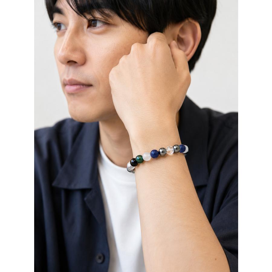 パワーストーンブレスレット6個セット 6月限定メンズ月替り」 パワーストーン ブレスレット 天然石 メンズ