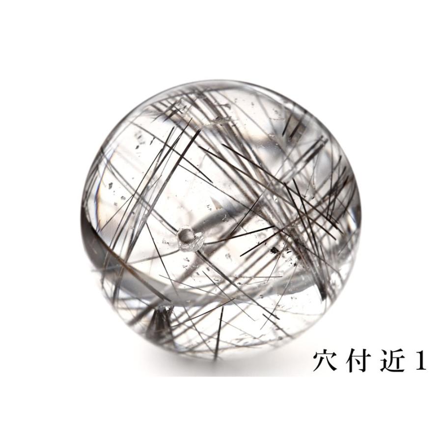 「1点もの 現品」 1粒売り ブラックルチルクォーツ 20mm パワーストーン バラ売り 天然石 パワーストーン ばら売り ビーズ 穴あき 1玉売り_3