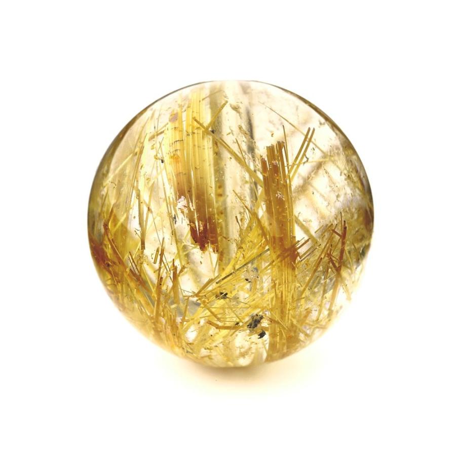 1点もの 現品」 1粒売り ゴールドルチルクォーツ 14mm パワーストーン
