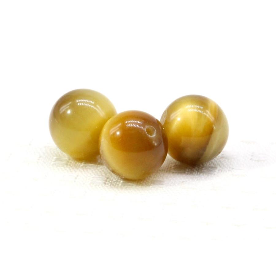 1連 15cm」 ゴールデンタイガーアイ 10mm パワーストーン バラ売り 