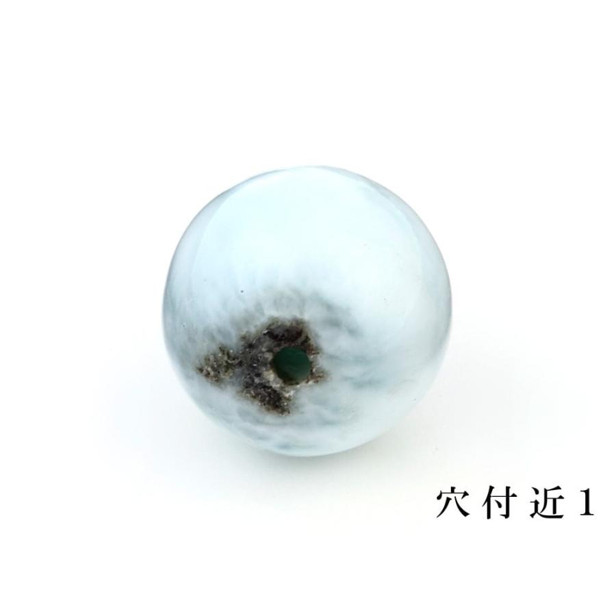 「1点もの 現品」 1粒売り ラリマー 10mm パワーストーン バラ売り 天然石 パワーストーン ばら売り ビーズ 穴あき 1玉売り_3