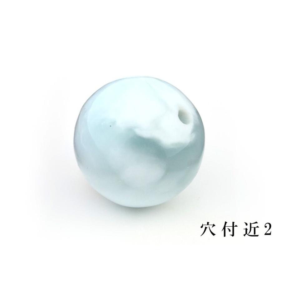「1点もの 現品」 1粒売り ラリマー 10mm パワーストーン バラ売り 天然石 パワーストーン ばら売り ビーズ 穴あき 1玉売り_4