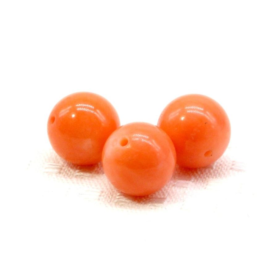 1連 15cm」 コーラル (オレンジ) 8mm パワーストーン バラ売り 天然石