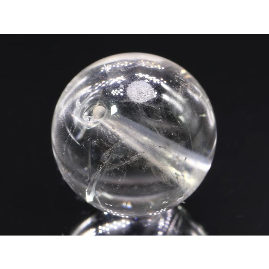 「1点もの 現品」 ヒマラヤ水晶 ブラックエレスチャル 15.1mm パワーストーン バラ売り 天然石 パワーストーン ばら売り ビーズ 穴あき 1玉売り
