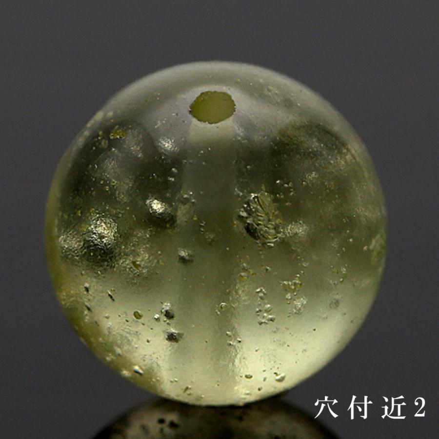 「1点もの 現品」 1粒売り リビアングラス 10mm (実寸10.3mm) パワーストーン バラ売り 天然石 パワーストーン ばら売り ビーズ 穴あき 1玉売り_5