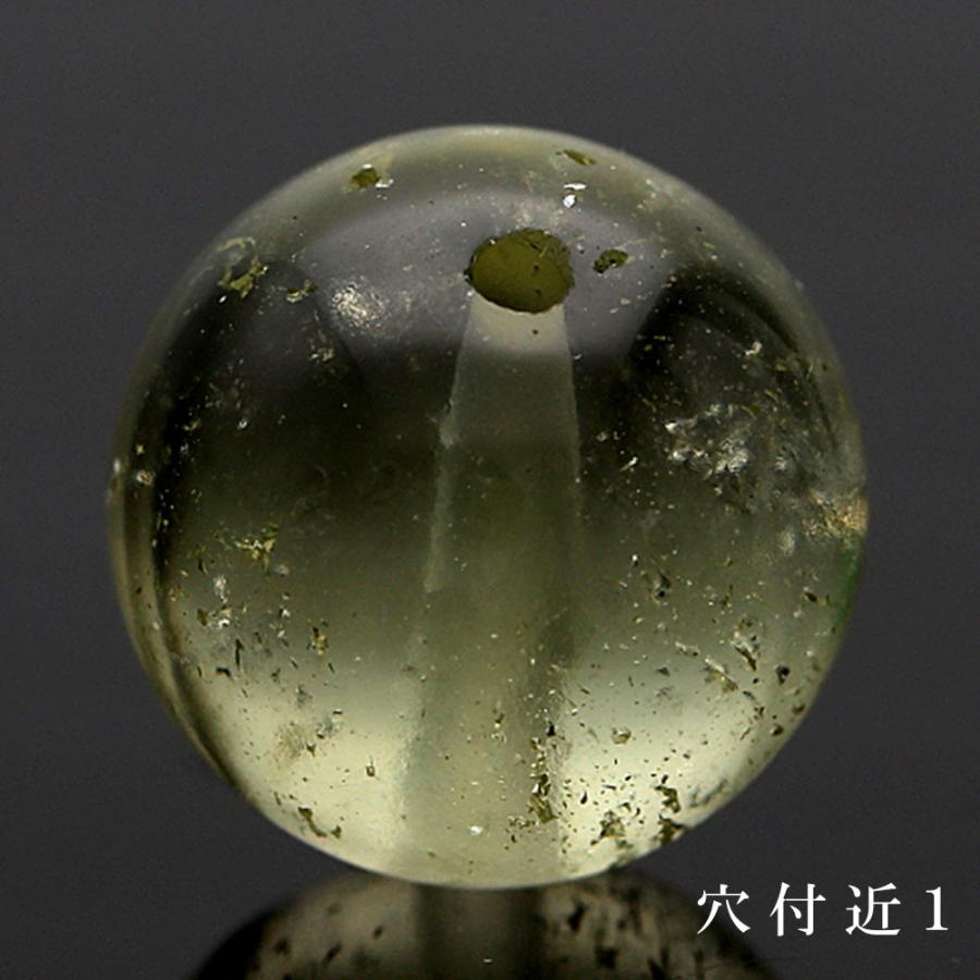 「1点もの 現品」 1粒売り リビアングラス 10mm (実寸10.4mm) パワーストーン バラ売り 天然石 パワーストーン ばら売り ビーズ 穴あき 1玉売り_4