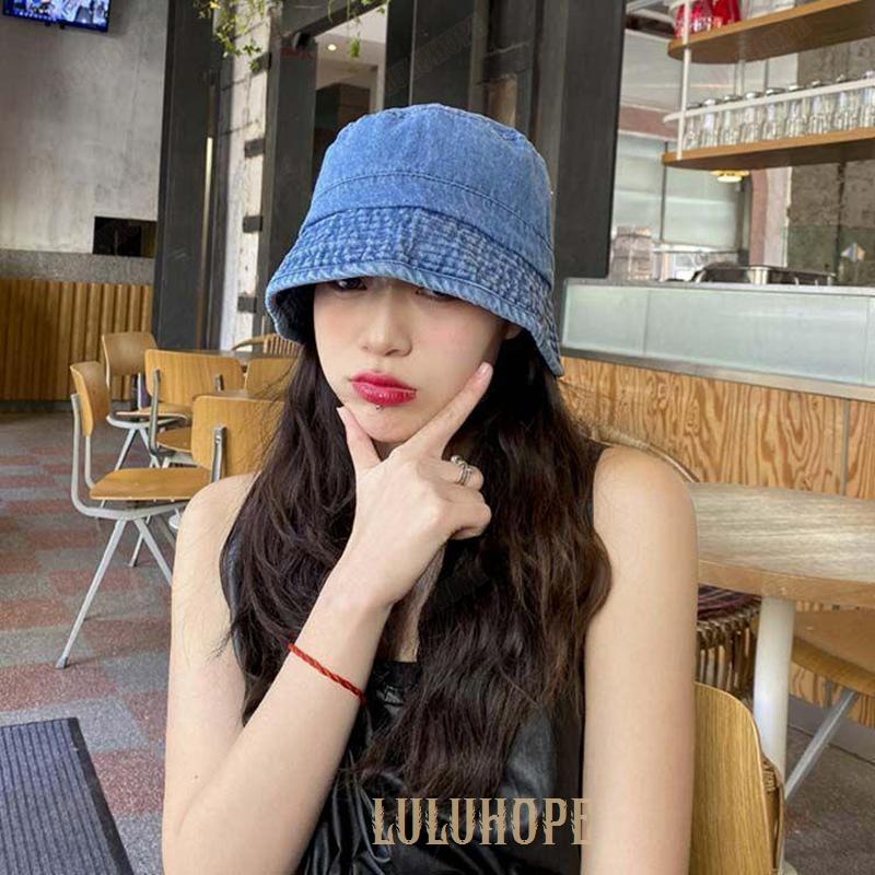 デニム帽子 日差し除け バケツハット 帽子 ぼうし バケット 日よけ 日除け帽子 デニムハット 折り畳み 折りたたみ おしゃれ 春夏 年中 洗える 綿 可愛い | ブランド登録なし | 02