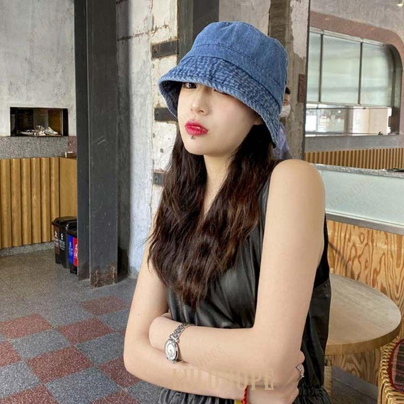 デニム帽子 日差し除け バケツハット 帽子 ぼうし バケット 日よけ 日除け帽子 デニムハット 折り畳み 折りたたみ おしゃれ 春夏 年中 洗える 綿 可愛い | ブランド登録なし | 03