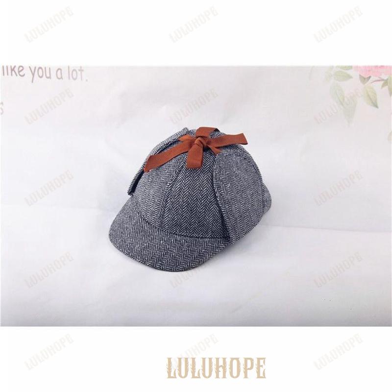 鹿撃ち帽 ディアストーカー 帽子 レディース メンズ ユニセックス ファッション小物 リボン チェック クラシカル 男女兼用 | ブランド登録なし | 04