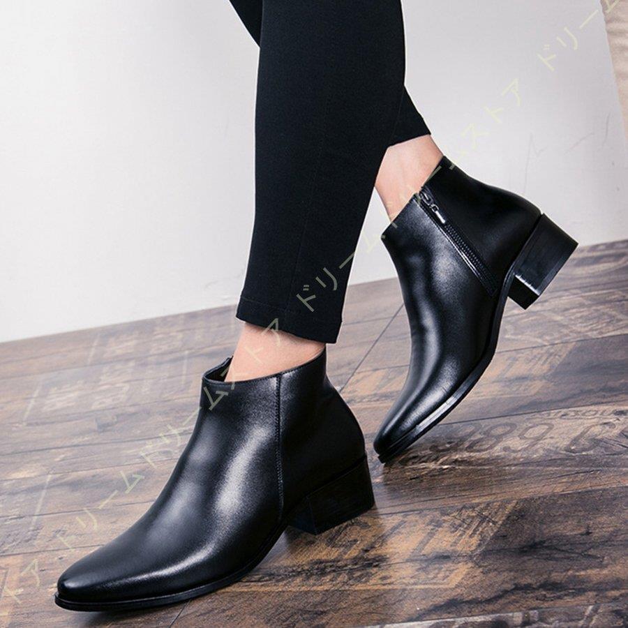 【Lui's】ヒールブーツ☆レザー☆40☆サイドジップ ヒールブーツ | Lui's(ルイス)メンズ | PAL CLOSET(パル