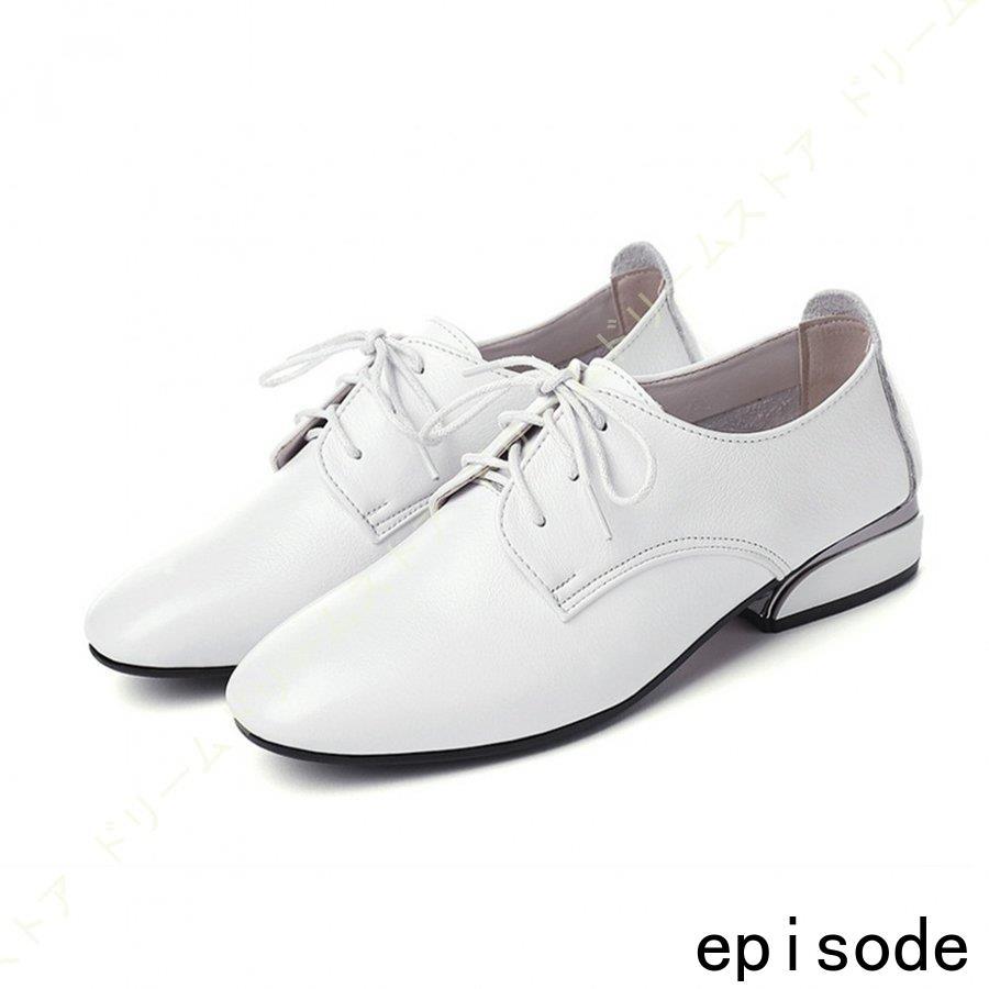 厚底 マニッシュ カジュアル レースアップ オックスフォード シューズ おじ靴 ドレスシューズ レディース スクエアトゥ 3cmヒール ローヒール 歩きやすい | ブランド登録なし | 11