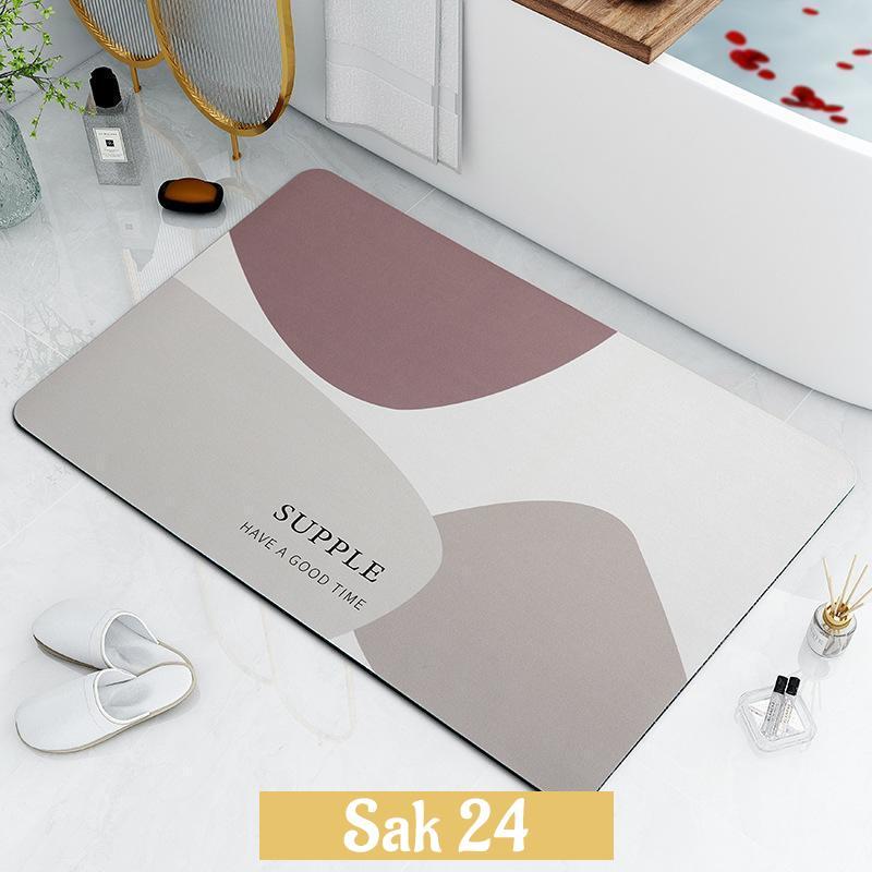 珪藻土 バスマット ソフト 吸水 速乾 40×60cm 柔らかい 足拭きマット