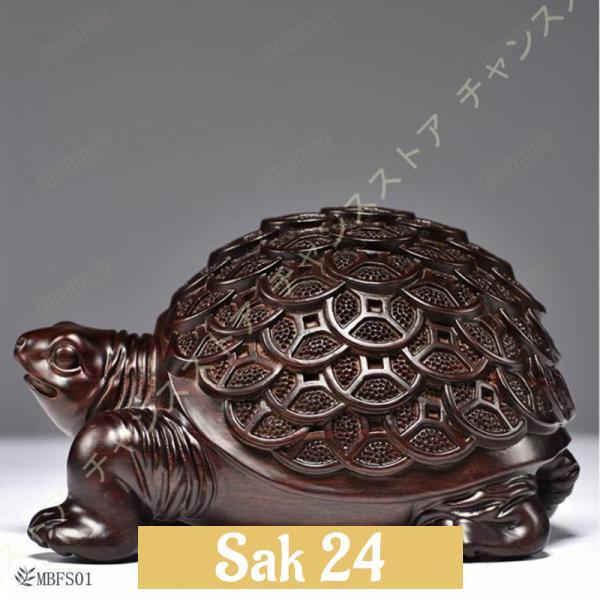 亀 開運 金運 長寿 風水グッズ 動物の装飾品 木製彫刻 置物 亀守り
