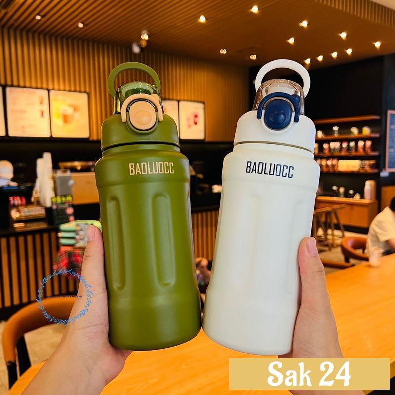 水筒 真空 断熱 800ml ステンレスボトル ストロー/直飲み 魔法瓶 保冷