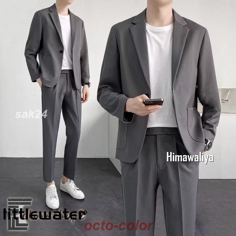 スーツ メンズ セットアップ 上下セット ストレッチ テーラード パンツ