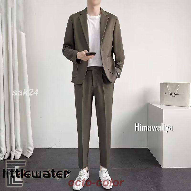 スーツ メンズ セットアップ 上下セット ストレッチ テーラード パンツ