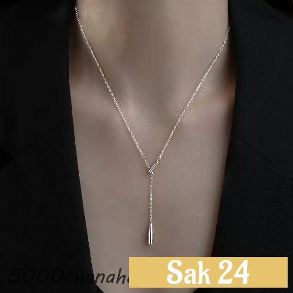 ネックレス レディース Y字 ロング シンプル チェーン : SHOP SaK24