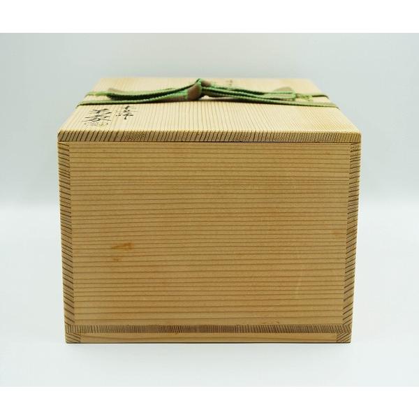 茶道具 橋村萬象造 片木目鞍形煙草盆 茶道具 莨盆 片木目鞍形煙草盆 橋村萬象 木箱 : 新古茶道具 さかい