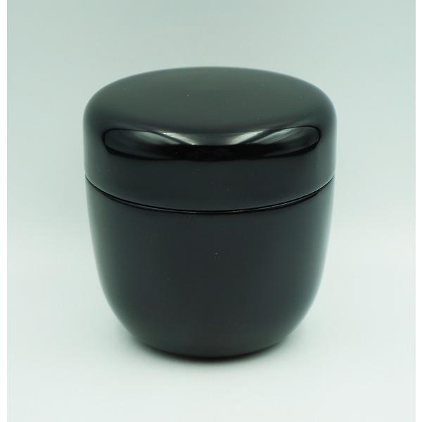 茶道具　黒漆　棗　時代箱付　V　7443 茶道具 黒漆 棗 時代箱付 V 7443