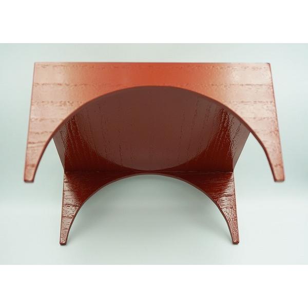 茶道具 菓子器 山道型菓子器 桐朱塗 淡々斎好写 化粧箱 : 新古茶道具