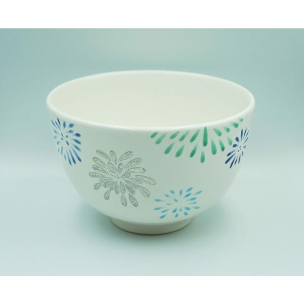 茶道具 茶碗 茶碗 色絵 花火 山岡善昇 化粧箱 : 新古茶道具 さかい