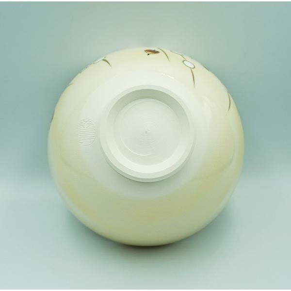 茶道具 茶碗 茶碗 色絵 餅花 山岡善昇 化粧箱 : 新古茶道具 さかい