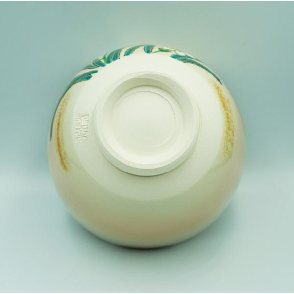 茶道具 茶碗 茶碗 色絵 水仙 加藤起楽 化粧箱 : 新古茶道具 さかい