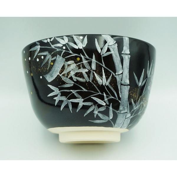 新品　未使用　山口小左衛門　名古屋城　二之丸　黄金長寿茶碗 茶道具 茶碗 茶碗 黒仁清 七夕 加藤永山 化粧箱 : 新古茶道具 さかい