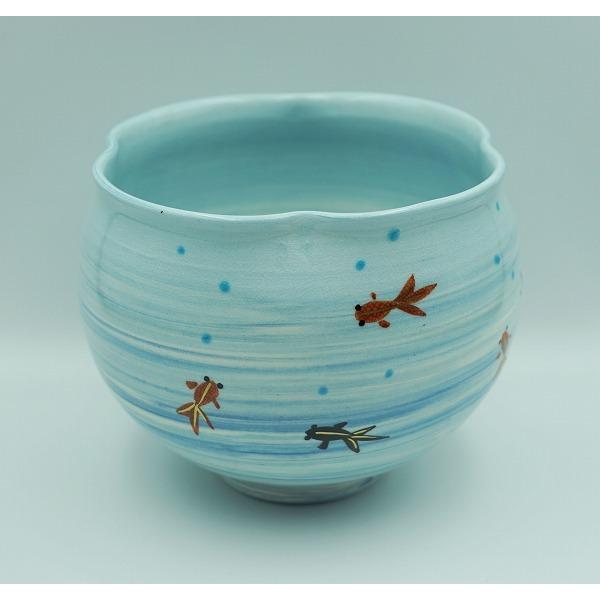 金魚の絵柄 陶器製茶碗 砥部焼 おしゃれ 夫婦茶碗 金魚 ペア