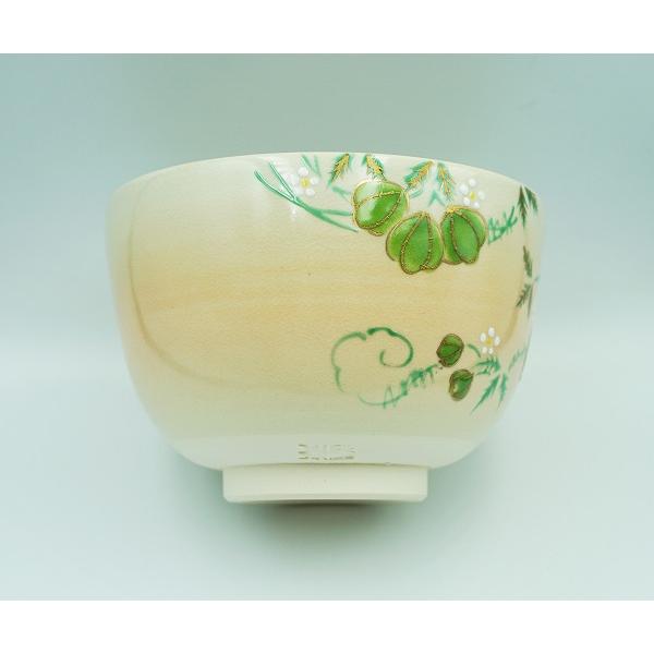 加藤起楽　色絵茶碗　風船かずら 加藤起楽 色絵茶碗 風船かずらの通販 by 茶道具の和楽｜ラクマ