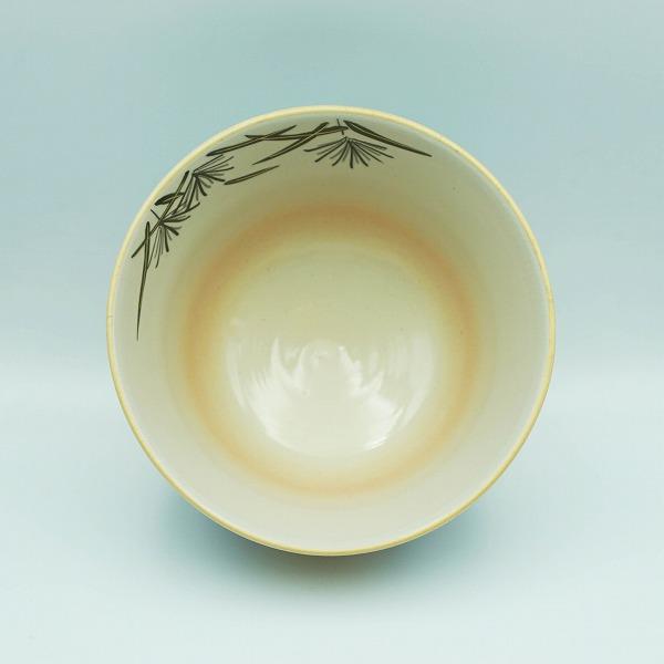 茶道具 茶碗 茶碗 色絵 秋の夕焼け 東山深山 化粧箱 : 新古茶道具