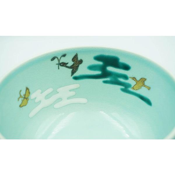 茶道具 茶碗 茶碗 色絵 五色雲中飛彩鳳 月坂湖山 化粧箱 : 新古