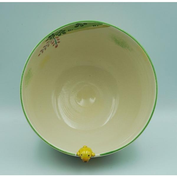 茶道具 茶碗 茶碗 色絵 春草にもぐら 東山深山 化粧箱 : 新古茶道具