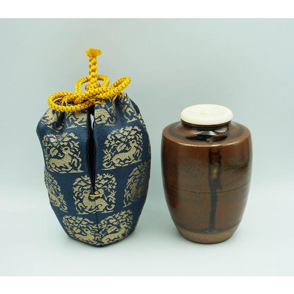 茶道具 茶入 肩衝茶入 瀬戸釉 仲川竜次 桐箱 : 新古茶道具 さかい