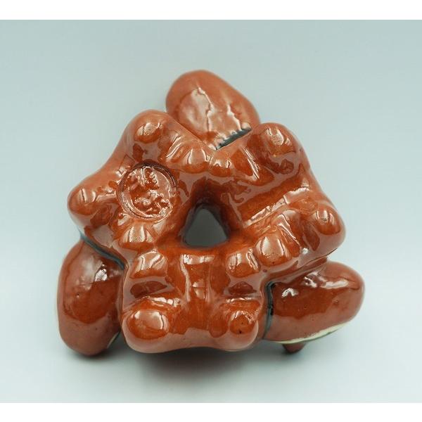 茶道具 蓋置 蓋置 楽 三つ丑 伊東桂楽 桐箱 : 新古茶道具 さかい