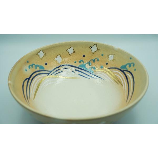 b338【新品・未使用】平茶碗 波に千鳥 小倉 寅介 紙箱 茶道具 b338【新品・未使用】平茶碗 波に千鳥 小倉 寅介 紙箱 茶道具