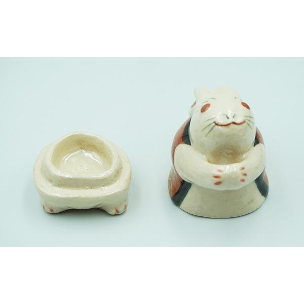 茶道具 香合 香合 楽 福うさぎ 伊東桂楽 桐箱 : 新古茶道具 さかい