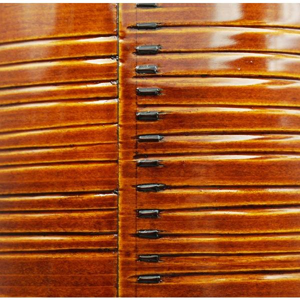 茶道具、建水、美品 茶道具 建水 曲建水 春慶塗 ヘギ目 高山春次 化粧箱 : 新古