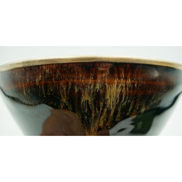 茶道具 茶碗 天目茶碗 黒 桶谷定一 化粧箱 : 新古茶道具 さかい