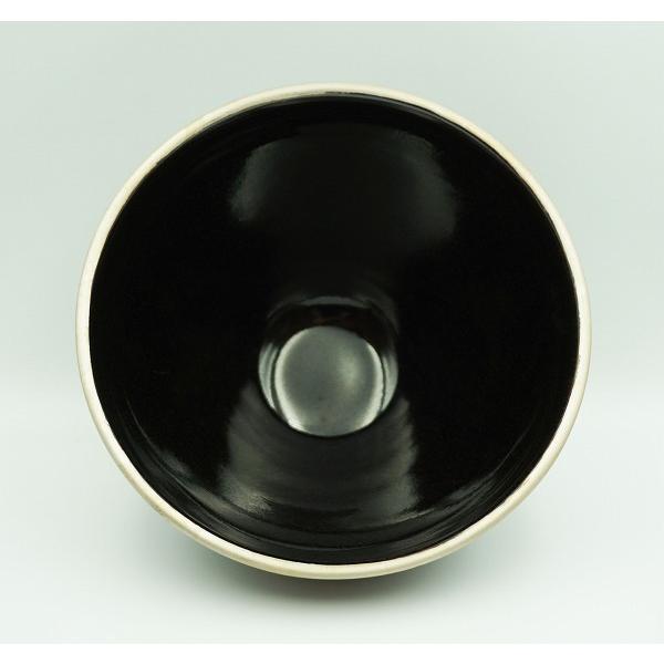 茶道具 茶碗 天目茶碗 黒 桶谷定一 化粧箱 : 新古茶道具 さかい