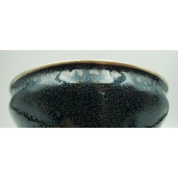 中国　磁州窯製　窯変　油滴天目茶碗　平茶碗　2点　C　7533 Amazon.co.jp: 燿変油滴天目 窯変天目茶碗 珍品 鎌田幸二 曜変