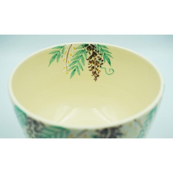 茶道具 茶碗 茶碗 仁清 藤 水出宋絢 化粧箱 : 新古茶道具 さかい