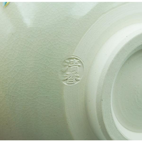 茶道具 茶碗 平茶碗 仁清 海松貝 伊坂清香 化粧箱 : 新古茶道具