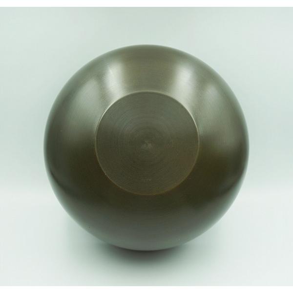 唐銅腰糸目建水 般若甚渓 共箱 茶道具 茶道具 建水 建