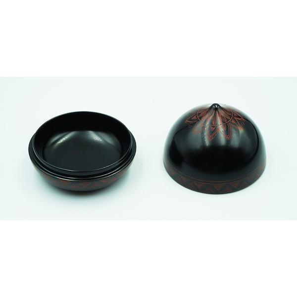 茶道具 香合 宝珠香合 黒 キンマ 紙箱 : 新古茶道具 さかい ヤフー店