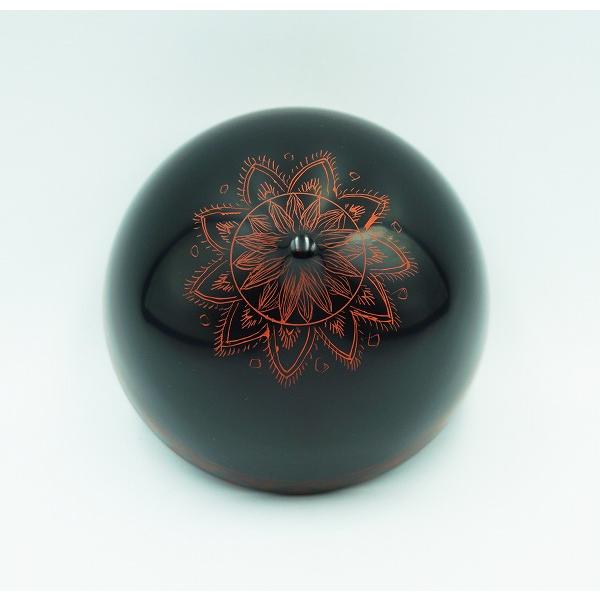 宝珠香合 木製 欅 宝珠 香合 茶道具 茶器 新品 未使用 保管品 茶道具 香合 宝珠香合 黒 キンマ 紙箱 : 新古茶道具 さかい ヤフー店