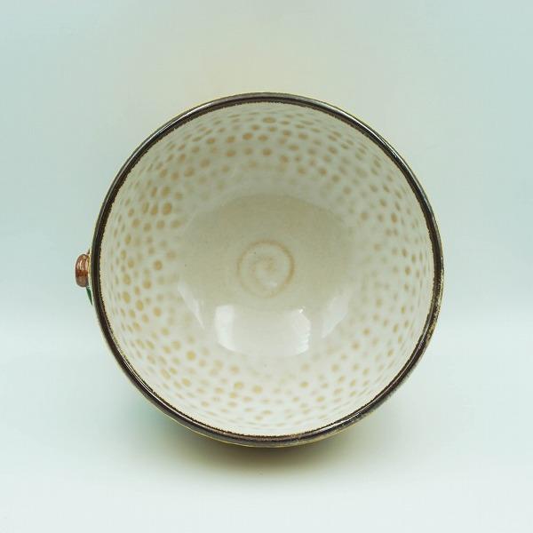 茶道具 茶碗 茶碗 橙 中村良二 桐箱 : 新古茶道具 さかい ヤフー店