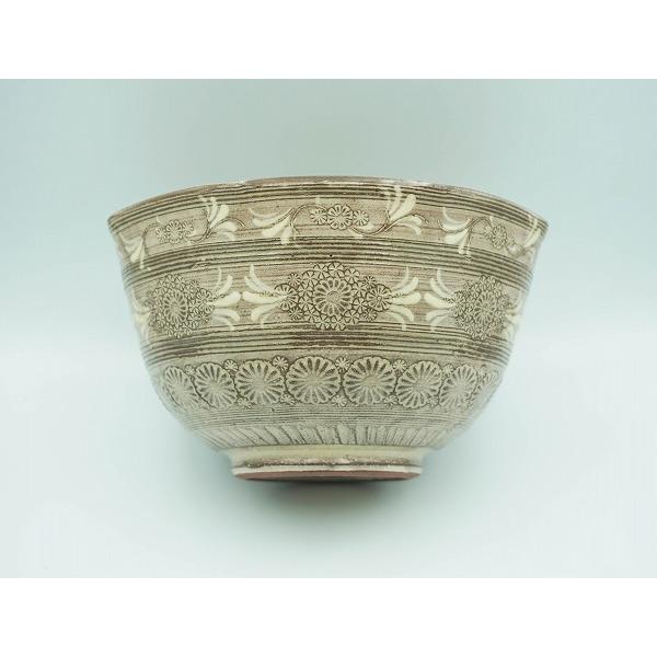 Ｓ１２２　水指　『森里陶楽造』『花三島』『平水指』　紙箱　茶道具 茶道具 建水 建水 紫三島 森里陶楽 桐箱 : 新古茶道具 さかい